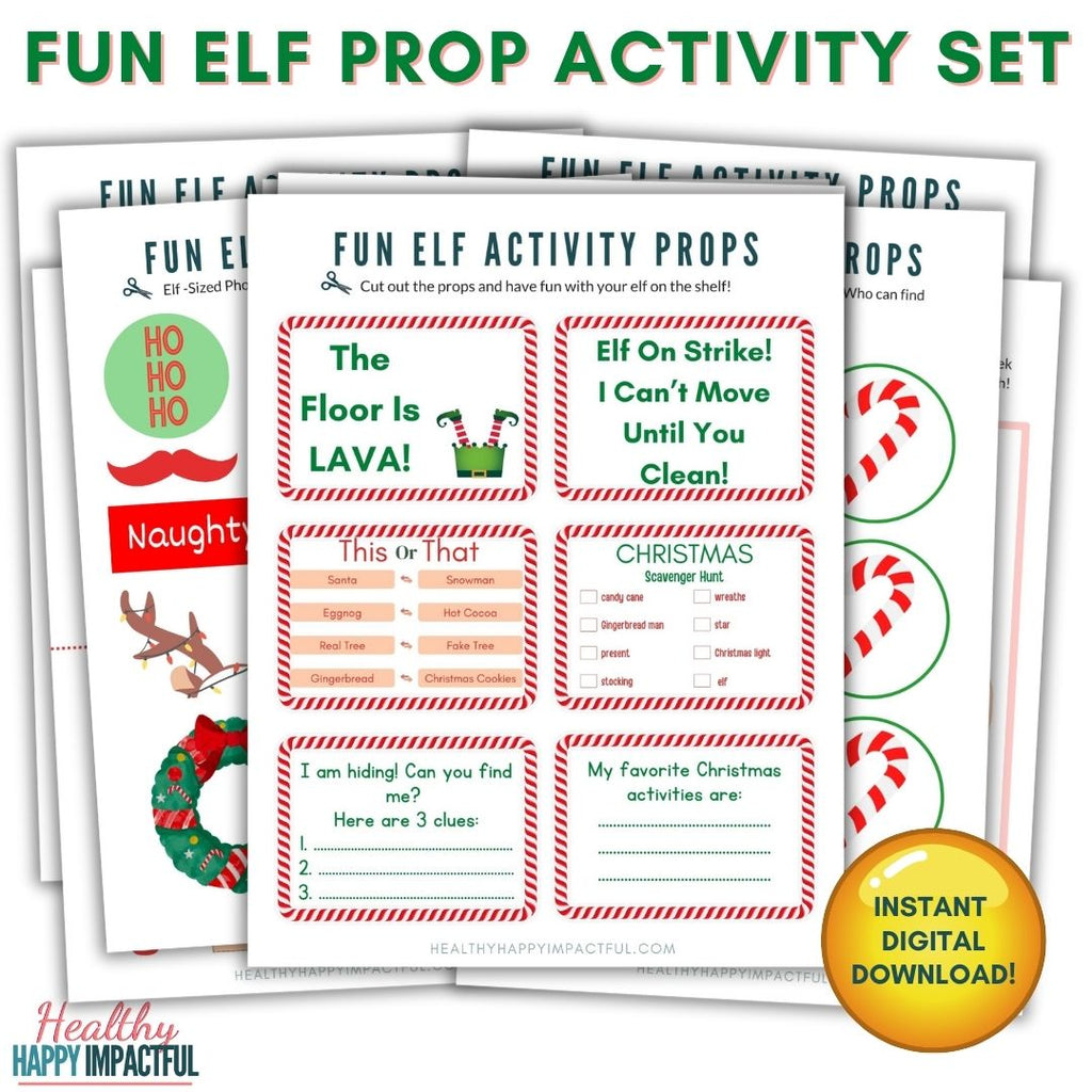 Elf Props Activity Pack