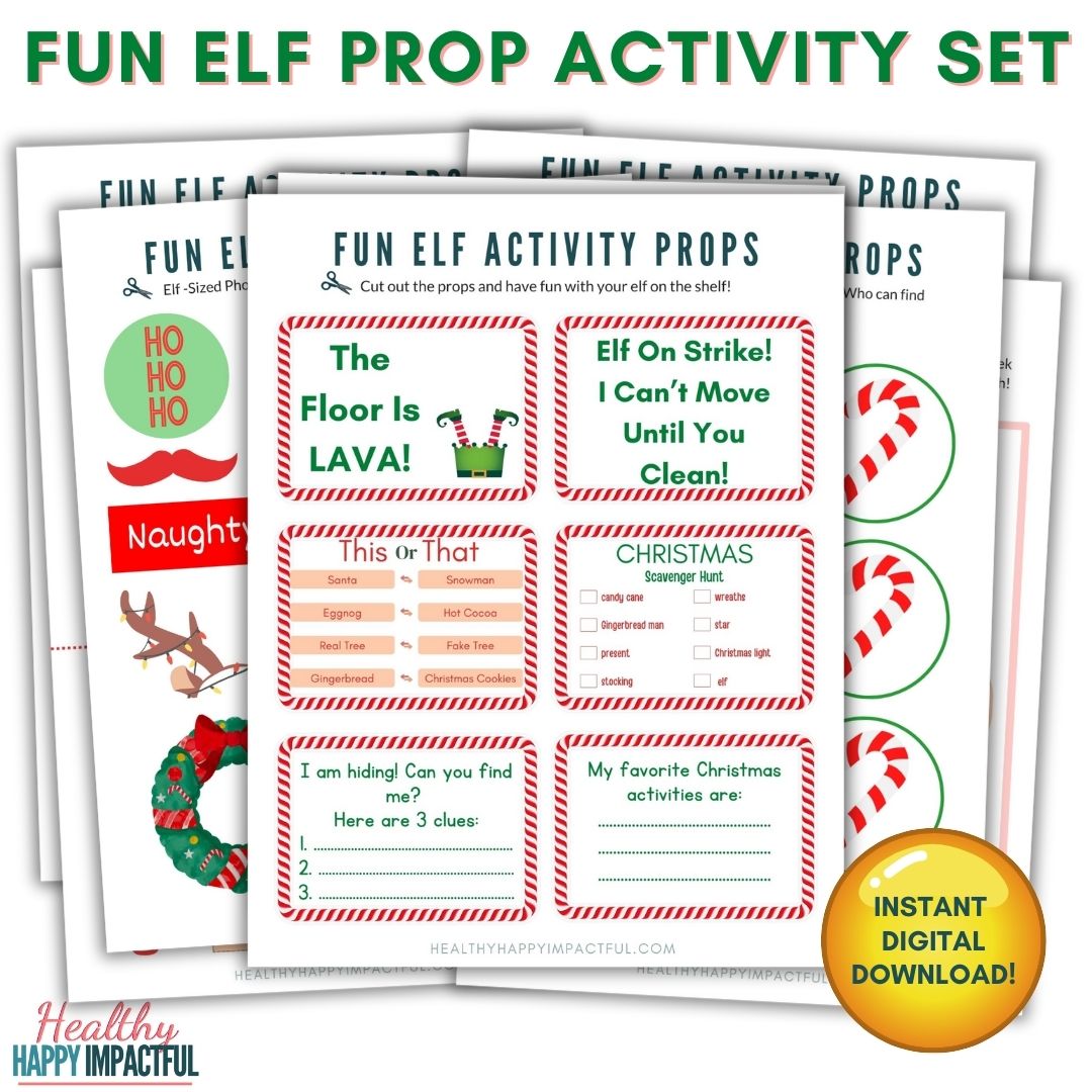 Elf Props Activity Pack