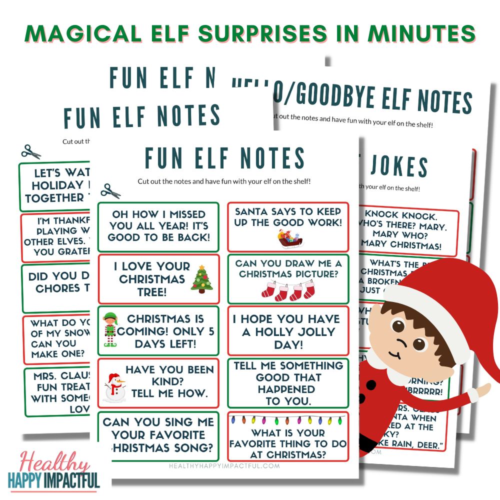No-Stress Elf Notes: Magical Surprises in Minutes