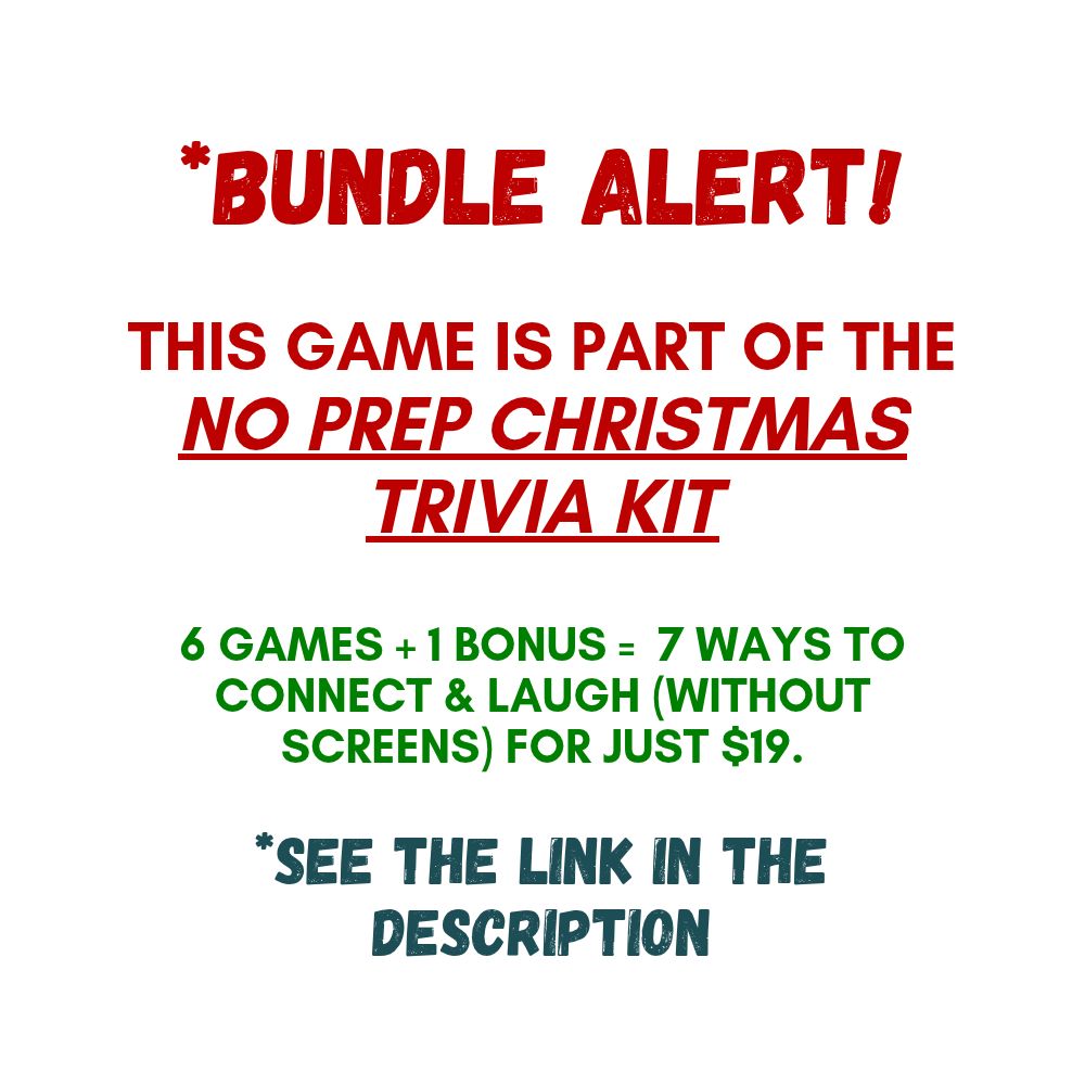 Christmas Trivia Showdown - Hilarious Game-Show Style Board Game