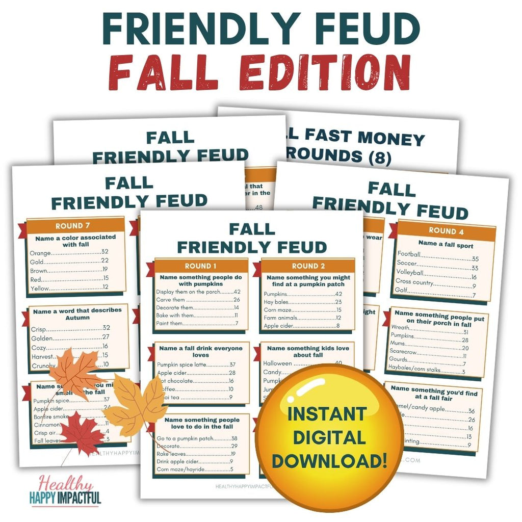 Hilarious Fall Friendly Feud - Survey Says: Best Night of the Week