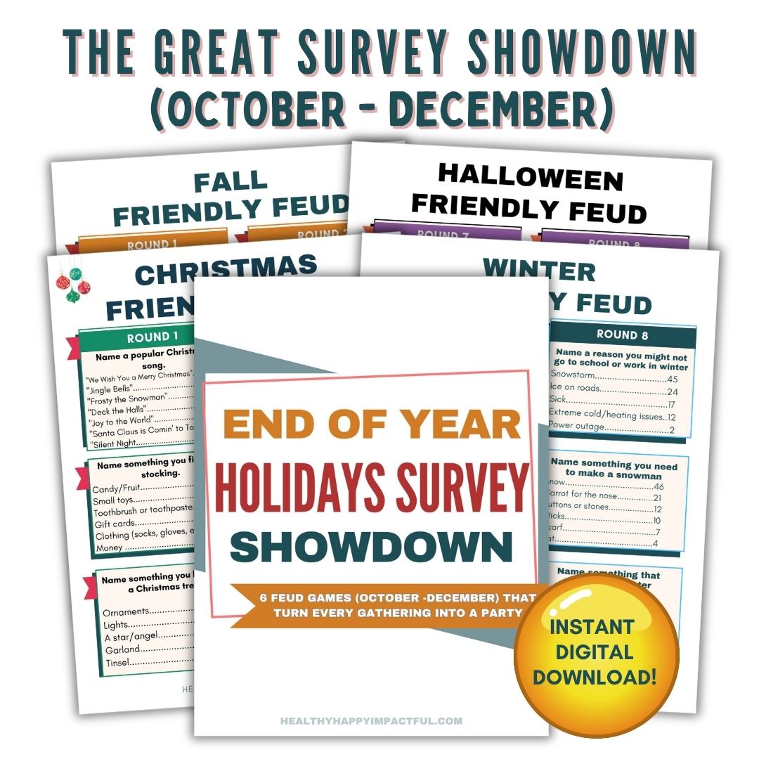 Holiday Survey Showdown - 6 Popular Feud Games in One Easy Bundle
