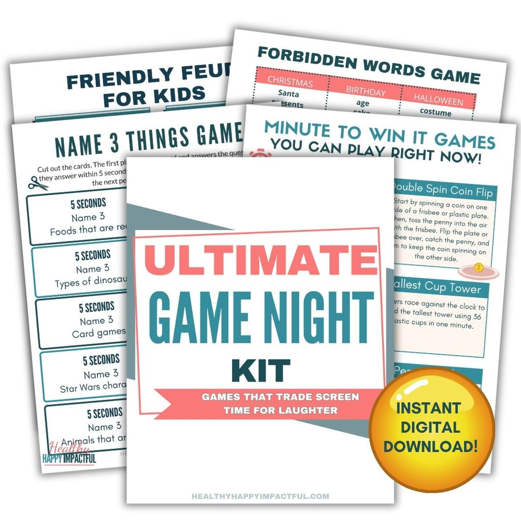 Ultimate Game Night Kit - Trade Screen Time for Laughter