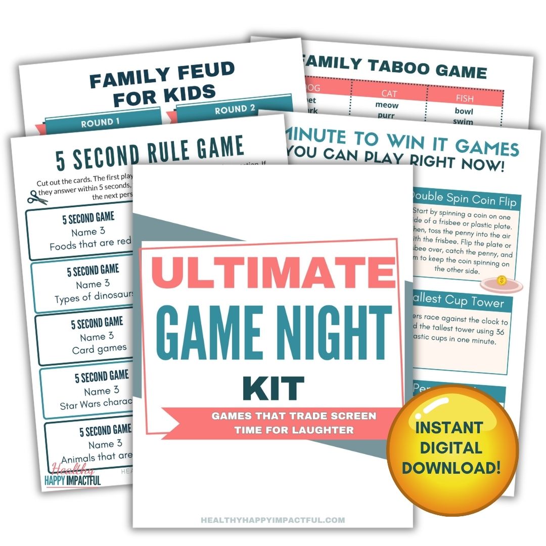 Ultimate Game Night Kit - Trade Screen Time for Laughter