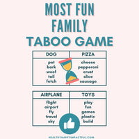 Fun Taboo Game Cards