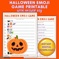 Halloween Emoji Game Printable