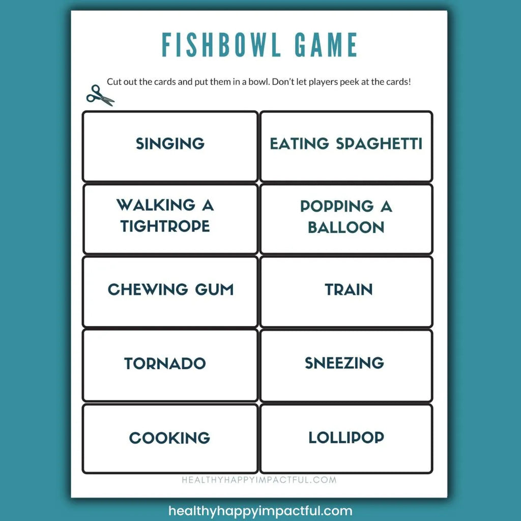 Fun Fishbowl Game