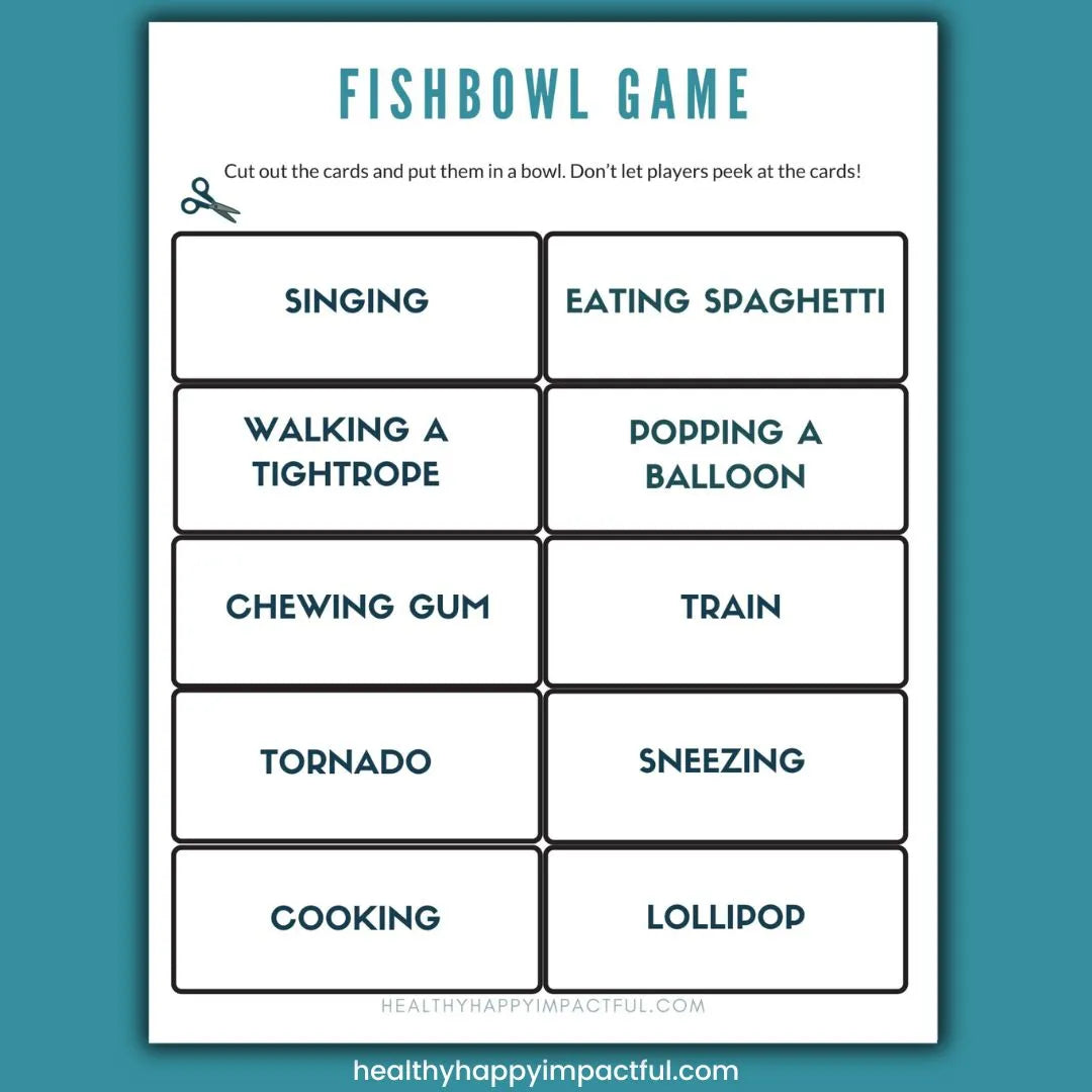 Fun Fishbowl Game