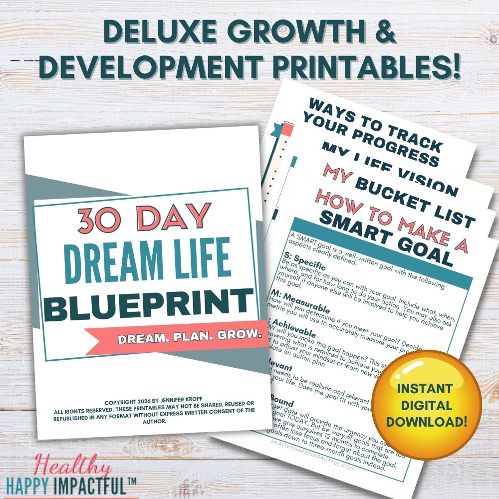 30 Day Dream Life Blueprint - Dream. Plan. Grow