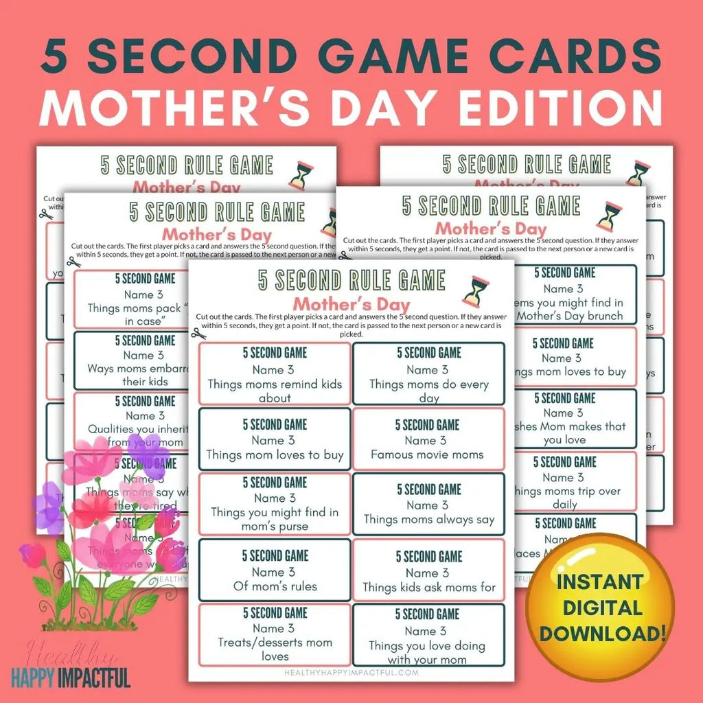 Mother's Day 5 Second Rule Game