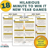 Hilarious New Year's Minute to Win It Games