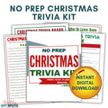 No Prep Christmas Trivia Kit - Print & Play in 5 Minutes