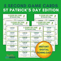 St Patrick's Day 5 Second Rule Game