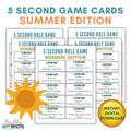 Summer 5 Second Rule Game