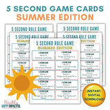 Summer 5 Second Rule Game
