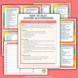 Summer Scattergories Game