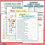 Summer and 4th of July Games Pack Bundle