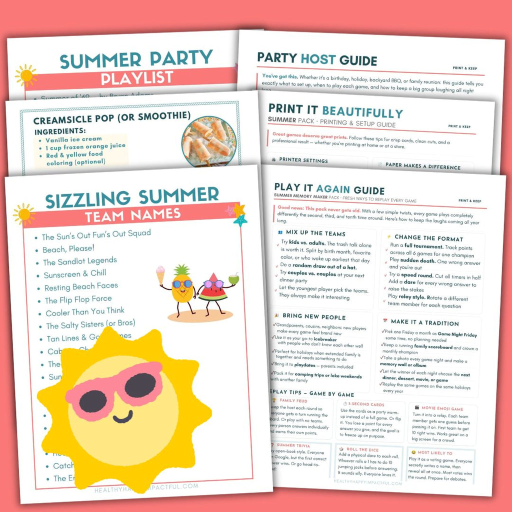 Ultimate Summer Fun Games Pack