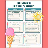 Summer Family Feud Game