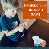 Thanksgiving Outburst Game Cards
