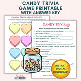 Sweet Candy Trivia Printable Game