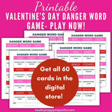 Valentine's Day Danger Word Game