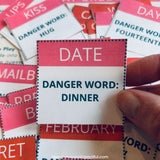 Valentine's Day Danger Word Game
