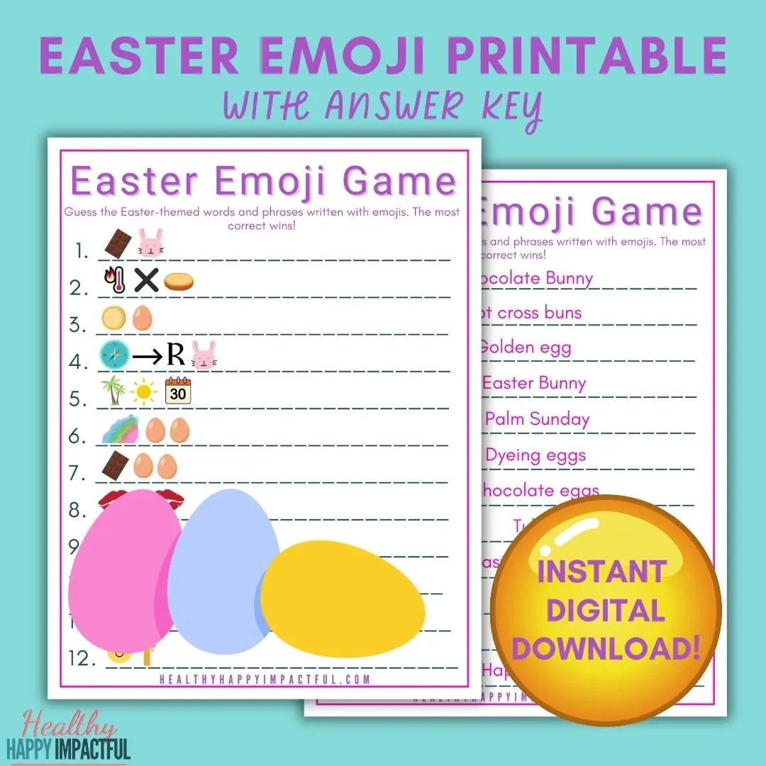 Easter Emoji Game