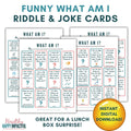 Funny What Am I Riddles & Jokes Cards
