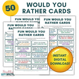 Would You Rather Printable Cards