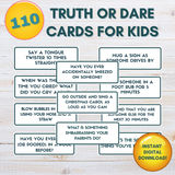 Fun Truth or Dare Game for Kids & Family Healthy Happy Impactful™