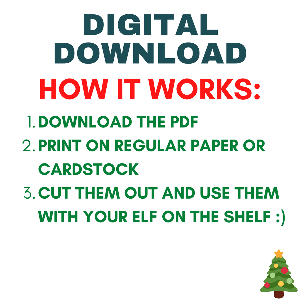 Elf Notes & Letters | Arrival & Goodbye Notes | Silly Elf Jokes