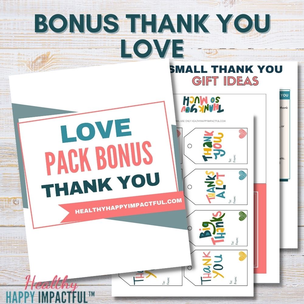 Show The Love Pack Healthy Happy Impactful®
