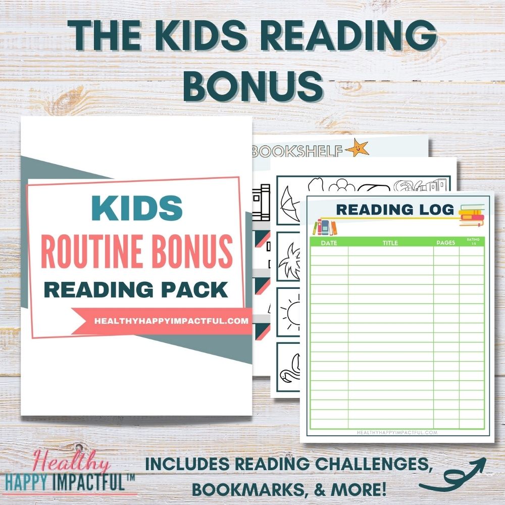 Kids Routine Pack & Family Growth Pack BUNDLE Healthy Happy Impactful®