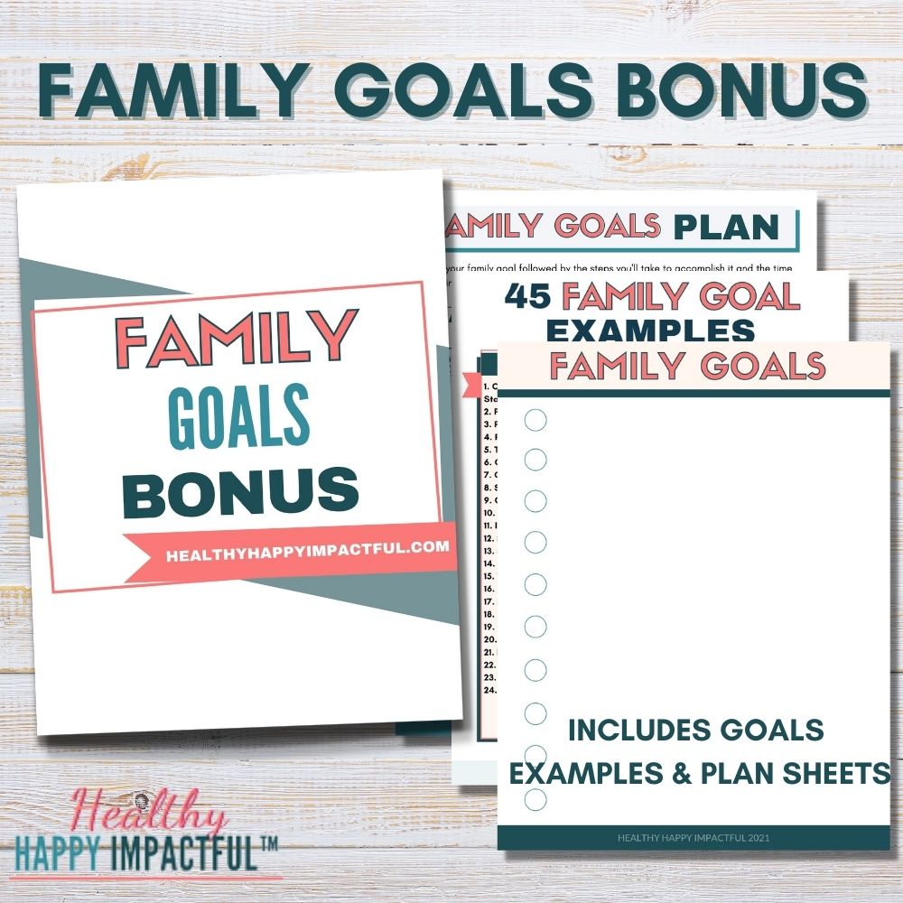 Family Growth Pack - Build Connection, Gratitude, & Mindset Together! Healthy Happy Impactful®