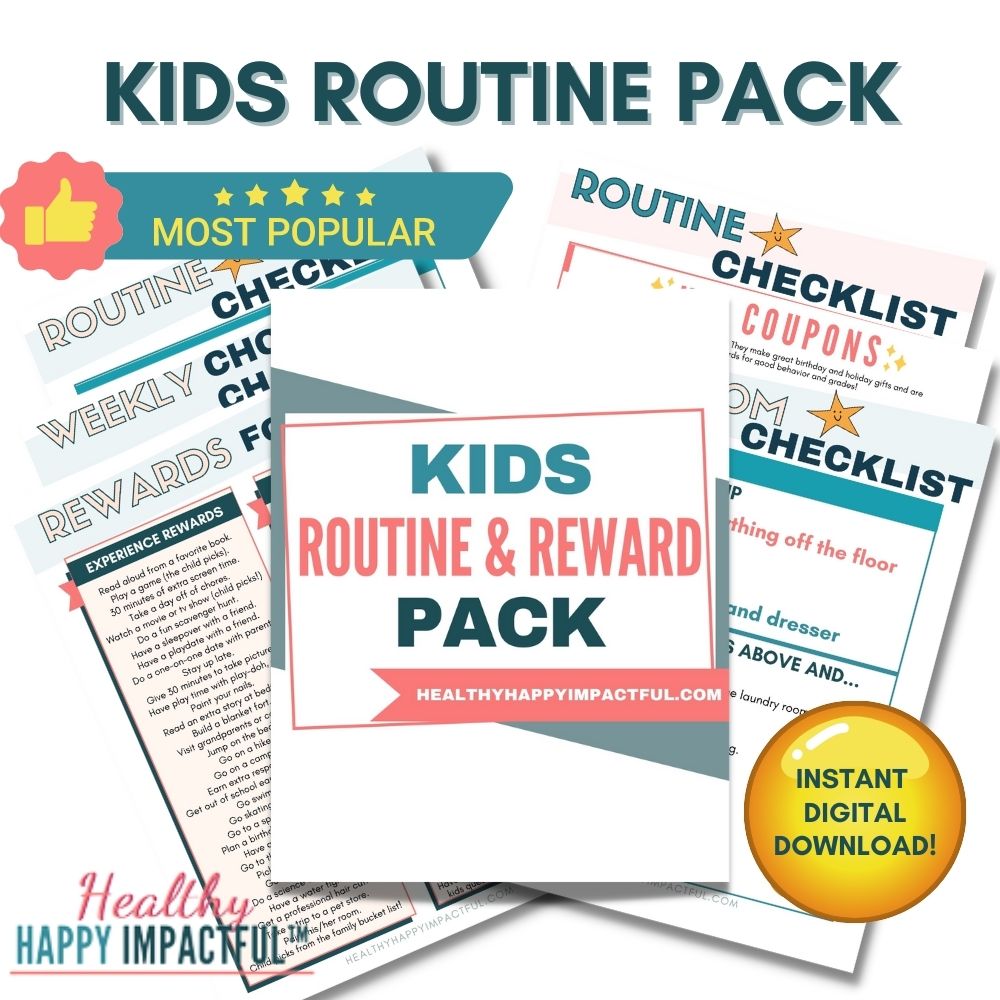 Deluxe Kids Routine & Reward Pack Healthy Happy Impactful®