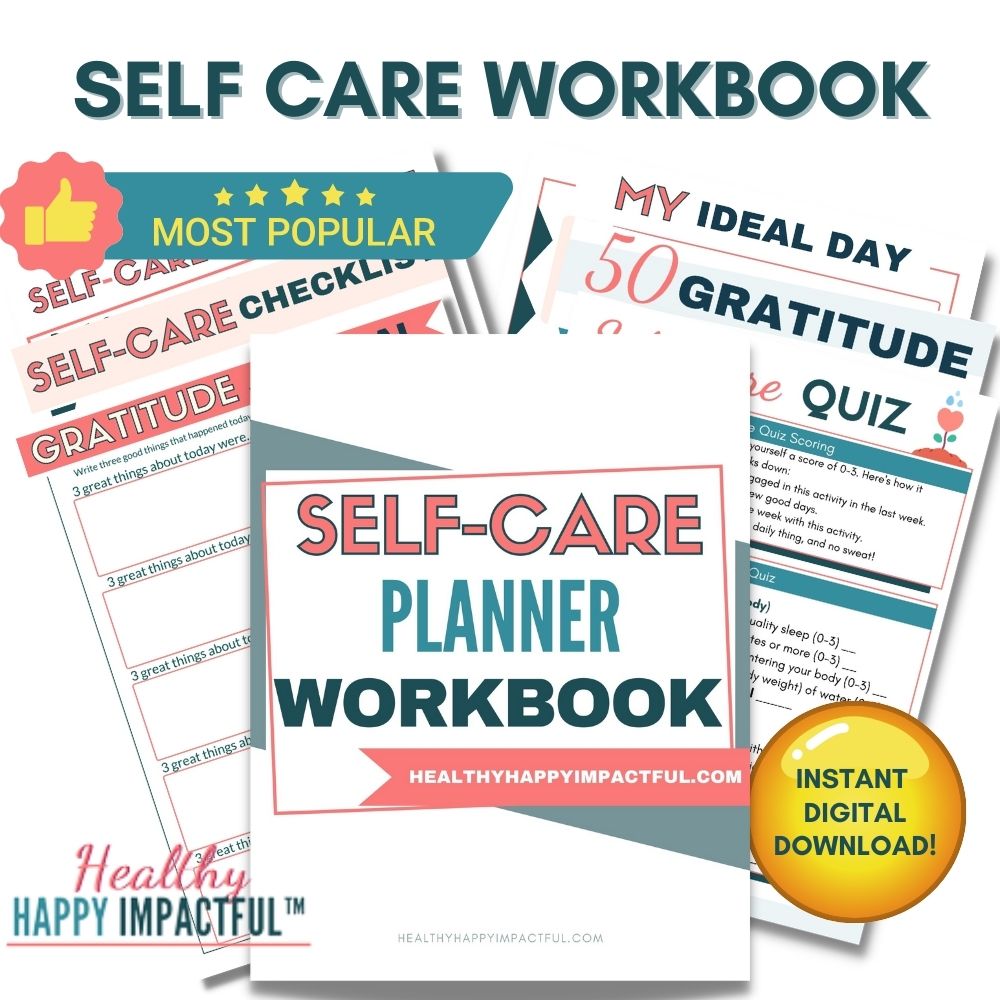 The Deluxe Self Care Planner Healthy Happy Impactful®