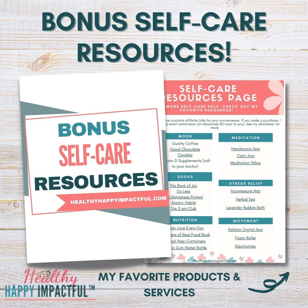 The Deluxe Self Care Planner Healthy Happy Impactful®