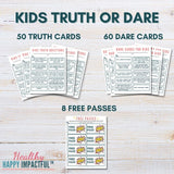 Fun Truth or Dare Game for Kids & Family Healthy Happy Impactful™