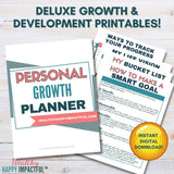 Personal Growth Planner | Goal Setting | Personal Development Workbook Healthy Happy Impactful®